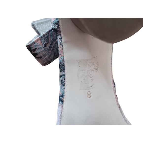 Jeffrey Campbell Purdy Heels floral botanical print size 8 sandals - Picture 8 of 8